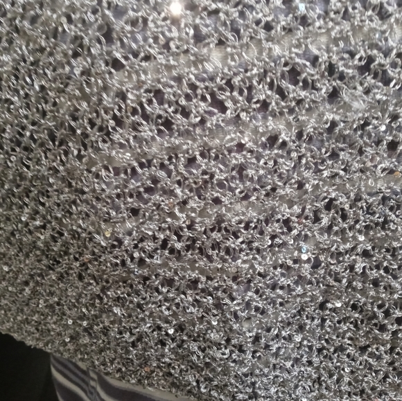 Shawl Handmade with sequin - Picture 2 of 2